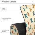 thumbnail image 4 of Yayeee Faucet Mat for Kitchen Sink 14.7" Diatomite Long Splash Guard Pad, Brown Cartoon Planes Pattern, 4 of 7