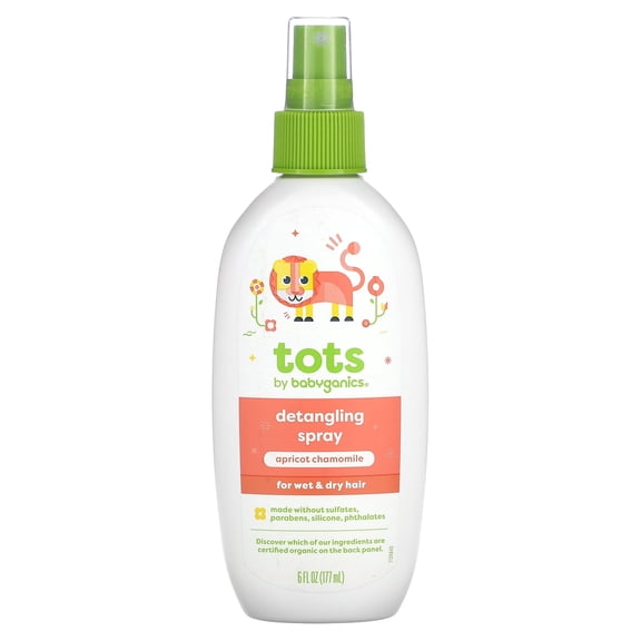 Tots by Babyganics Detangling Spray - Apricot Chamomile - 6 fl oz