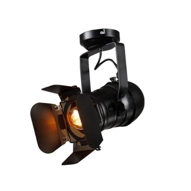 Lampe Rétro Moderne Extensible Plafonnier Ampoule E27 PAR30 Intérieur Lampe LED Industrielle Métal Café Décoration Maison
