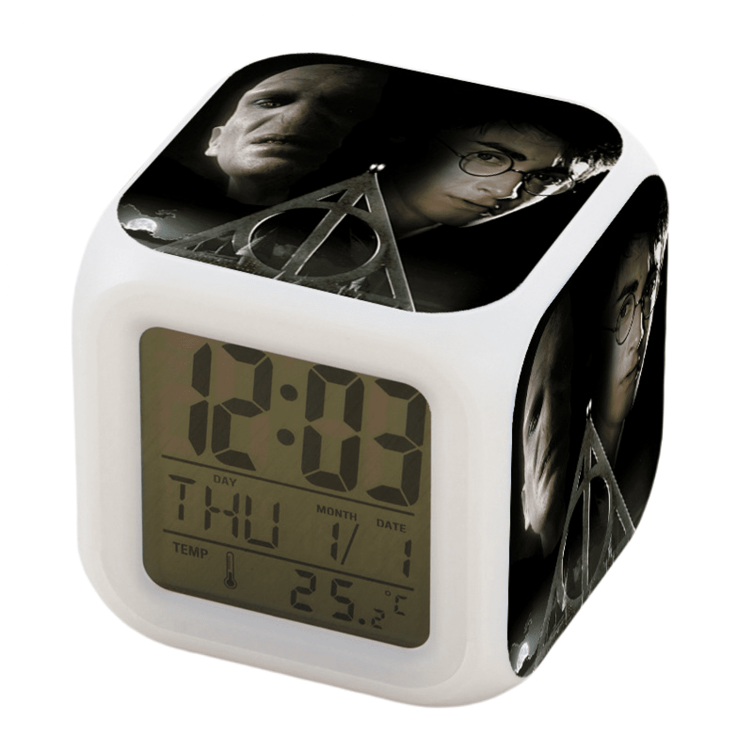 JUSTUP Digital Alarm Clock , LED Digital Bedroom Alarm Clock Easy