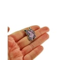 thumbnail image 3 of PinMart Domestic Violence Awareness Butterfly Purple Ribbon Enamel Lapel Pin - Purple Awareness Ribbon Lapel Pin for Men and Women - Nickel Plated Enamel, Single or Bulk Pack, 3 of 4