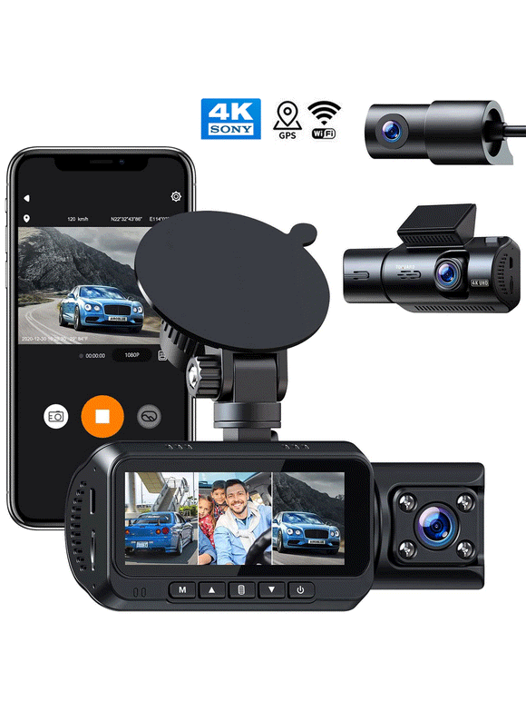 Front and Rear Dash Cams in Dash Cams