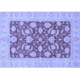 thumbnail image 1 of Ahgly Company Machine Washable Indoor Rectangle Abstract Blue Modern Area Rugs, 7' x 9', 1 of 4