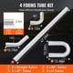 thumbnail image 3 of Kit de escape VEVOR de acero galvanizado universal de 2,5 pulgadas, 8 piezas, 3 of 9