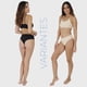 thumbnail image 4 of D'SSENTIALS Conjunto de Lencería para Dama | Top y Calzón para Dama Sin Costuras | Conjunto de Lencería Top en V y Calzón Corte Bikini Paquete de 6 Piezas (Nude, Mediano), 4 of 5