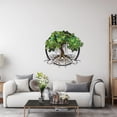 thumbnail image 4 of Tree Design Metal Wall Art Sculpture Decorative Wall Decor, 4 of 9