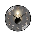 thumbnail image 2 of Elegante Reloj de Pared de 30 Cm Pulgadas, Números Grandes Fáciles de Leer, Redondo, para Sala de Estar Y Comedor, Dormitorios, Oficina, Cocina, , Macarena Reloj de pared, 2 of 8
