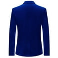 thumbnail image 3 of Cloudstyle Mens 2-Piece Suit Peaked Lapel One Button Tuxedo Slim Fit Dinner Jacket & Pants, 3 of 5