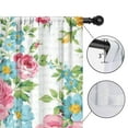 thumbnail image 4 of Blackout Kids Curtains,Pioneer Flower Floral Print Pattern Childrens Insulated Curtains Set Of 2,Bedroom Essentials,Toddler Room Decor 52"x84", 4 of 5