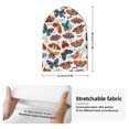 thumbnail image 2 of Yiaed Colorful Butterfly Print Winter Beanie for Men Women, Fleece Lined Beanie Soft Warm Knit Hat Ski Stocking Cuffed Ca, 2 of 6