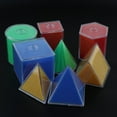 thumbnail image 2 of 8 Piezas De Sóli Geométricos Desmontables De Juguete De Aprendizaje De Matemáticas Zulema Juguete de bloques geométricos 3D, 2 of 8