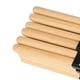 thumbnail image 5 of 12 pares de baquetas 7A de madera de arce con punta ovalada, juego de baquetas antideslizantes para práctica de rendimiento, 5 of 14