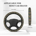 thumbnail image 5 of Fotbe Snake And Flower Steering Wheel Cover Universal 15 in Car Accessories for Men Women,Steering Wheel Protector Comfortable Protective Case for SUV Sedan Decor, 5 of 8
