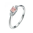 thumbnail image 2 of Beautiful Morganite and Diamond Engagement Ring in 14k White Gold affordable morganite and diamond engagement ring, 2 of 2