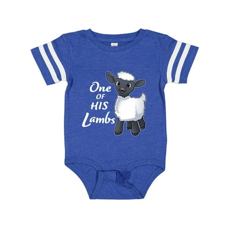 

Inktastic One of His Lambs- Easter Sheep Gift Baby Boy or Baby Girl Bodysuit