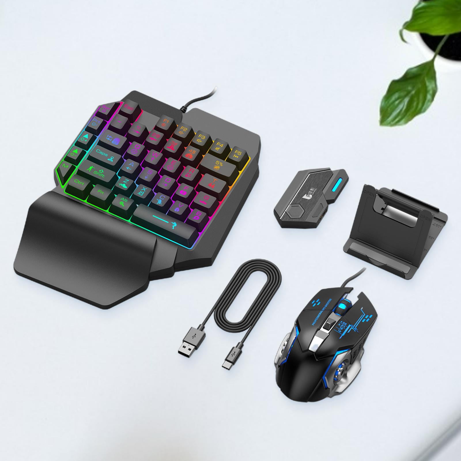 Keyboard Mouse Adapter Bluetooth USB Converter For Android Phones