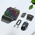 thumbnail image 3 of Adaptateur Clavier Souris pour Téléphone Mobile Bluetooth USB Hub Convertisseur avec Rétroéclairage, 3 of 6