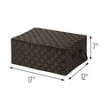 thumbnail image 5 of Honey-Can-Do Woven Box With Hinged Lid, Espresso, 5 of 5