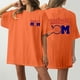 thumbnail image 5 of Camiseta de Cuello Redondo Impresa Delantera Y Trasera de Béisbol de las Mujeres de Verano, Camisetas Cortas Casuales Ligeras para las Mujeres, 5 of 5