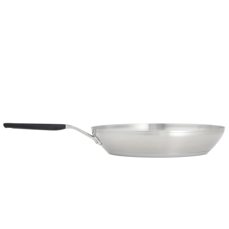 KitchenAid Frying Pan, Non Stick Stainless Steel Pan with Stainless Handle  - Induction, Oven & Dishwasher Safe - 20 cm