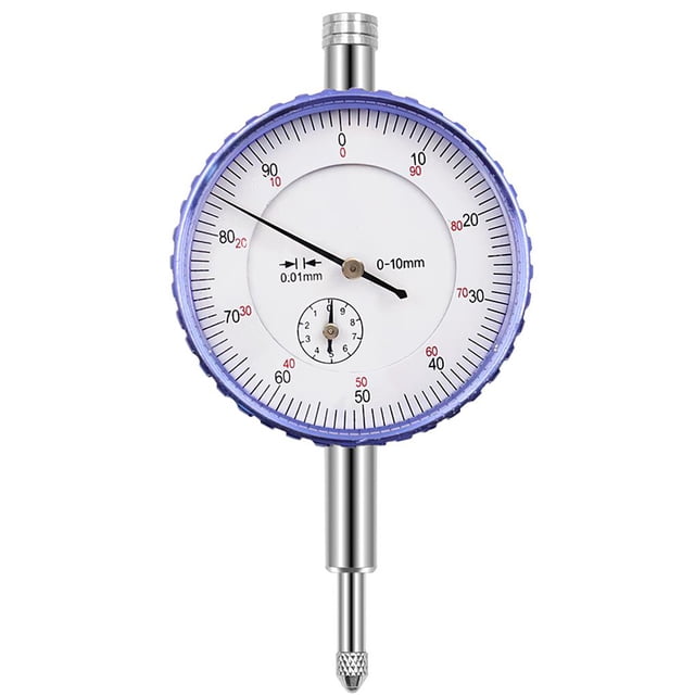 Indicador De Dial Mecánico De 0-10Mm, Indicador De Puntero, Indicador De Dial Industrial De Alta Precisión 0,01, Instrumento De Calibre De Dial Moyic TO004720-00