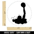 thumbnail image 2 of Water Polo Solid Self-Inking Rubber Stamp Ink Stamper - Sky Blue Ink - Mini 1/2 Inch, 2 of 7