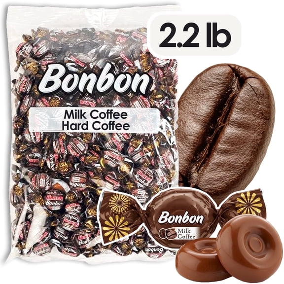 Ceres Gourmet Coffee and Milk Hard Candy Individually Wrapped Bulk - 35.2 oz