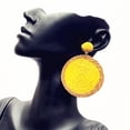 thumbnail image 4 of Pendientes bohemios Qarigey gota amarillo AP011239-01, 4 of 6
