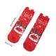 thumbnail image 3 of Par de Calcetines Navideños | Calcetines Navideños de Media Pantorrilla con Bonitos Dibujos Animados para Mujeres, Hombres y Niños | Nailon y Licra Cálidos y Transpirables | Colores Festivos: Rojo y, 3 of 6