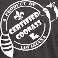 thumbnail image 3 of CafePress - Louisiana Coonass White Dark T Shirt - Men's Classic Graphic Cotton T-Shirt, 3 of 4