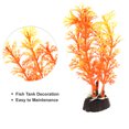 thumbnail image 4 of Unique Bargains 2 Pcs Aquarium Plants Decorations Artificial Aquatic Plant Orange, 4 of 6