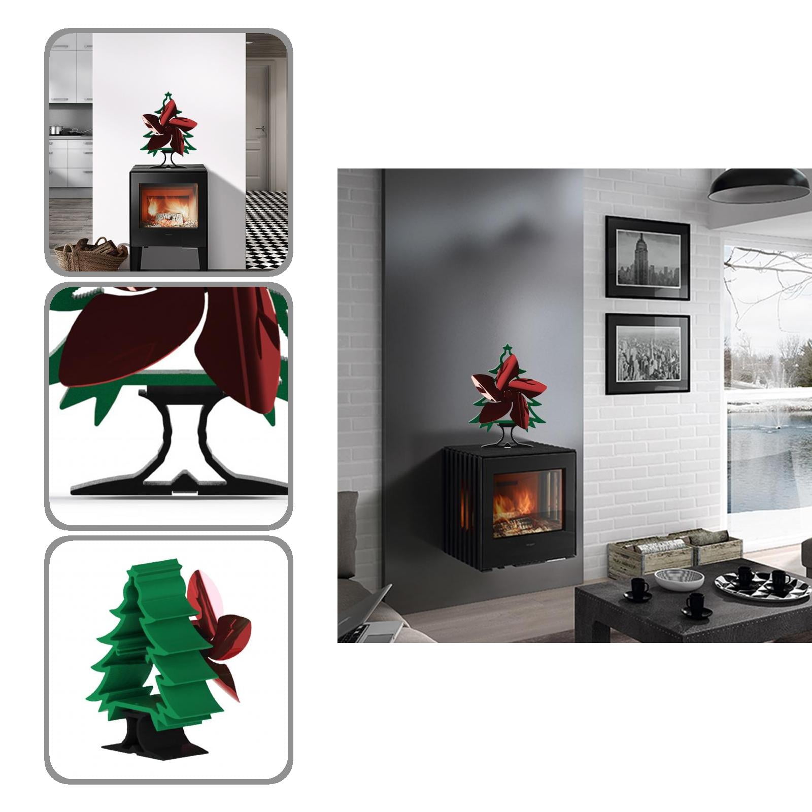 Fireplace Fan Creative Shape Heat Resistant Metal Wood Burning Stove Blower  Fan Accessories for Home | Walmart Canada