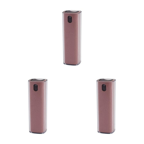 Shengyu Outil de Nettoyage d'Écran de Téléphone Cellulaire Portable Rechargeable 13 ml Lavable Pratique pour Ordinateur Portable Télé, Dépoussiérage en Vaporisateur Rose avec Étui 3 Ensembles