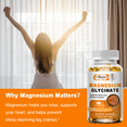 thumbnail image 6 of (2 Pack) Magnesium Glycinate 400mg with Vitamin B6,D3,for Sleep, Muscle & Bone Health, 240 Capsules, 6 of 8