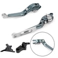thumbnail image 2 of Levier de Frein et d'Embrayage Extensible Réglable pour Honda CBR500R CB500F/X 19-21 Argent, 2 of 10