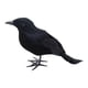 thumbnail image 3 of Cuervos con plumas negras de Halloween, decoración de cuervos artificiales aterradores hechos a mano de aspecto realista para fiestas, eventos, hogar, Estilo A, 3 of 8