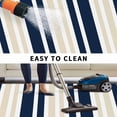 thumbnail image 5 of Navy Blue Khaki Striped Outdoor Rug for Patio/Deck/Porch, Non-Slip Large Area Rug 5 x 8 Ft, Modern Minimalist Ombre Lines Indoor Outdoor Rugs Washable Area Rugs, Reversible Camping Rug Carpet Runner, 5 of 8