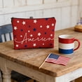 thumbnail image 6 of Independence Day Zipper Pouch, Stars and Stripes Travel Toiletry Bag, Multi-functional Storage Bag Perfect for Holiday Party and Practical Gift, 6 of 6