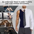 thumbnail image 6 of Arjen Kroos Mens Compression Shirt Slimming Muscle Tank Top Shapewear Body Shaper UnderShirts for Men, 6 of 11