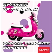 Huffy 6V Disney Minnie Mouse Euro Scooter Ride-On with Lights and Sounds, Ages 3-5