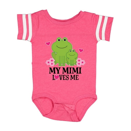 

Inktastic Mimi Loves Me Granddaughter Gift Baby Girl Bodysuit