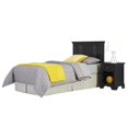 thumbnail image 2 of Home Styles Bedford Tête de Lit Simple Ensemble de Chambre 2 Pcs en Noir, 2 of 3