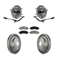 thumbnail image 1 of Transit Auto Front Hub Bearing Assembly Coated Disc Brake Rotors and Semi-Metallic Pads Kit for Car Ram 1500 Classic 4WD KBB-104372, 1 of 11