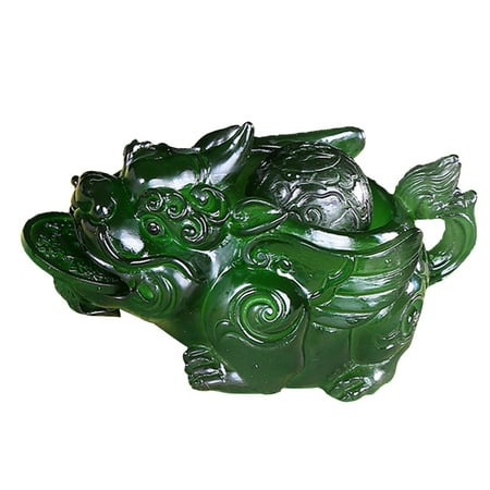 

1pc China Handmade Lucky Rolling Tea Brave Ornaments Color Can Change With Water 7cm Green