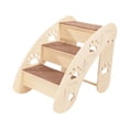 thumbnail image 4 of DimyFew Dog Stairs for Dogs with A High Bed - Climbing Ladder Made of [material Not Specified], Practical, Compact And Versatile, for Sofa, Car, Home And Couc 3 Step, 4 of 8