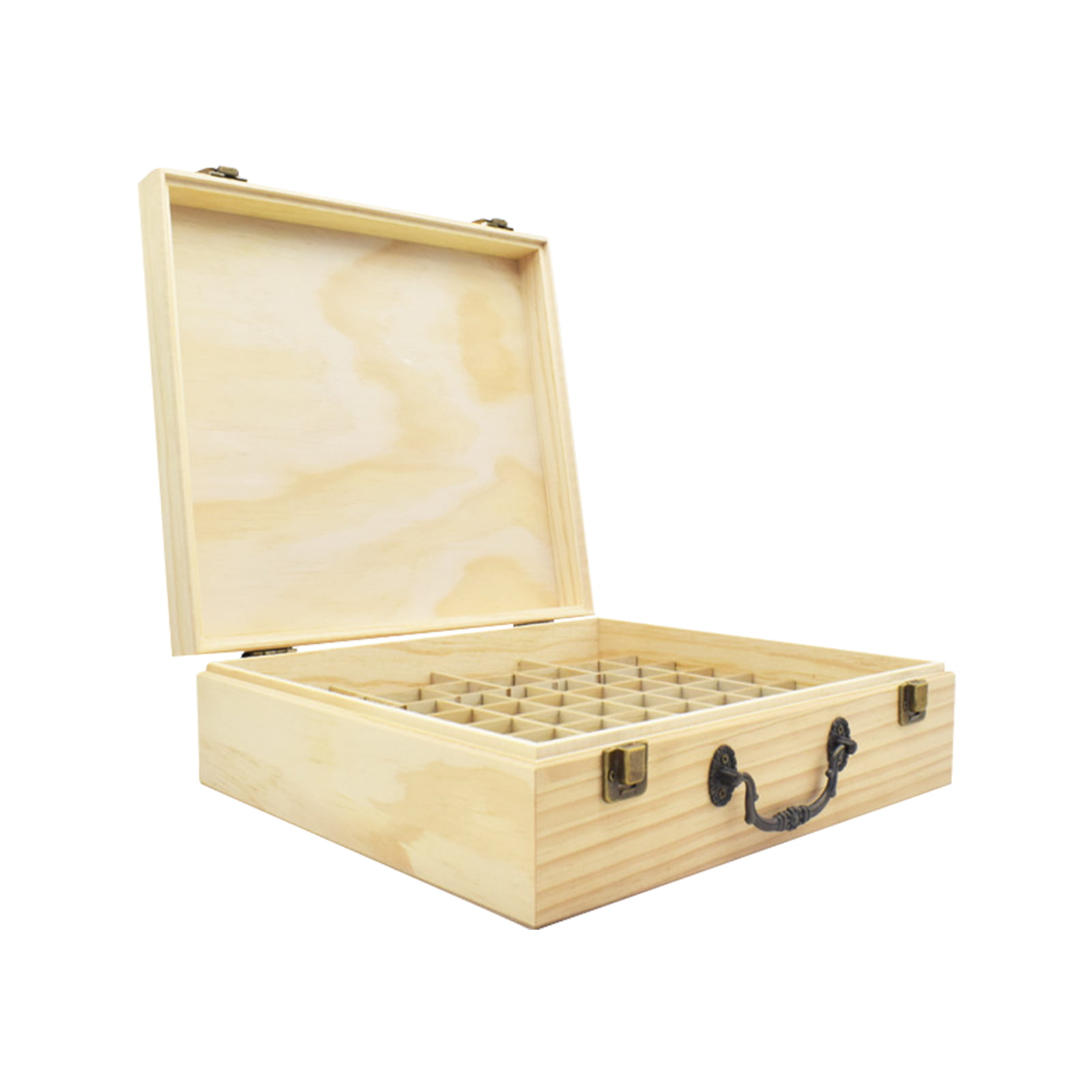 Details about   Large Wooden Box with No Handles Storage Chest DIY Furniture Lid Wood Boxes 