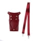 thumbnail image 4 of Estuche tipo billetera para tijeras de peluquería, para salón, spa y peluquería. rojo, 4 of 8