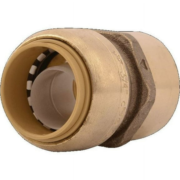 Sharkbite 3/4 In. Push-fit X 3/4 In. Female (fip) Connector in Brass - U088LF