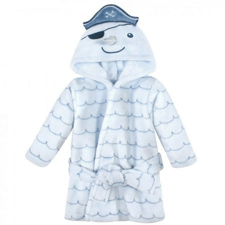 UPC: 0660168163186 | Hudson Baby Infant Boy Plush Animal Face Bathrobe Narwhal 0-9 Months