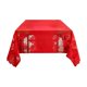 thumbnail image 2 of onlyliua Ofertas Del Día Liquidación Prime Mantel de Regalo de Navidad, Mantel de Cuadrados En Tema Navideño, Mantel de Encaje Rojo, Camino de Mesa, Mantel de Decoración Navideña, 1 Pieza, 2 of 6
